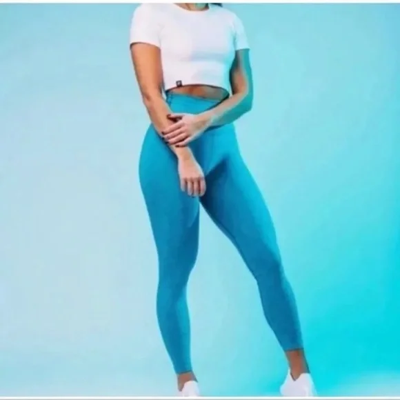 Alphalete Halo Vivid Blue Women's Leggings Size Small - Picture 5 of 12